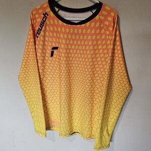 Reusch Hexigon Soccer Goalie Long Sleeve Shirt  - Unisex Size XL - Excellent Con